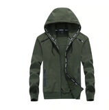 men's hooded cardigan